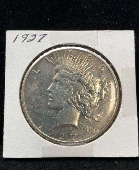 1927 US Silver Peace Dollar