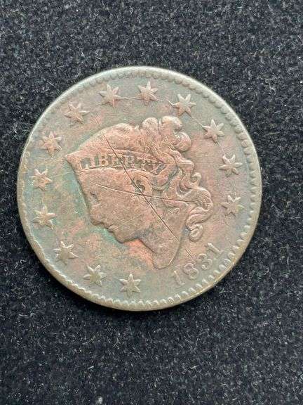 1831 Coronet Head Large Cent