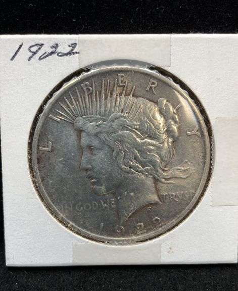 1922 US Silver Peace Dollar