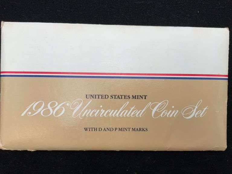 United States Mint Set - 1986