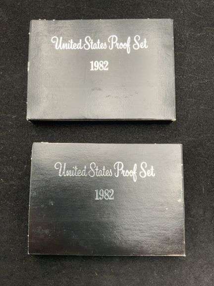 2 United States Proof Sets - 1982