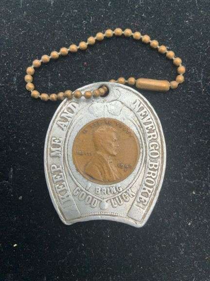 1943-D Lincoln cent Lucky Penny token, Souvenir of New York City