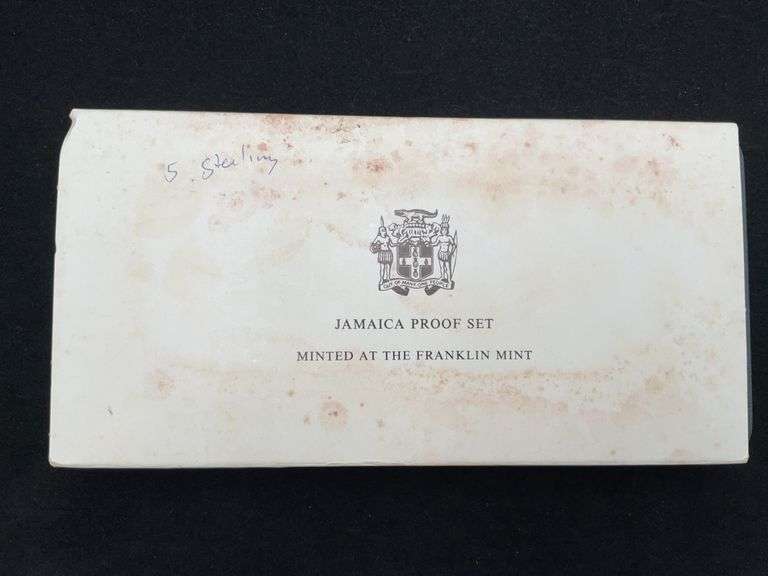 Jamaica Proof Set - 1973 - 7 Coin Set with Original Case