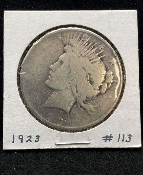 1923 US Silver Peace Dollar