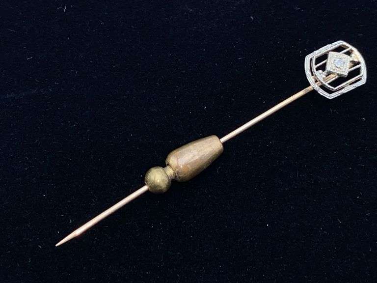 10K gold stickpin