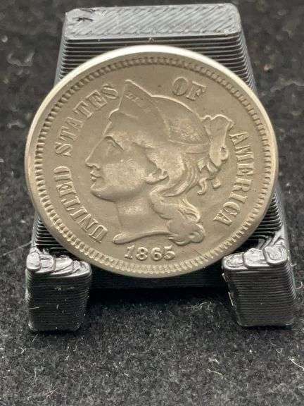 1865 Three Cent Nickel