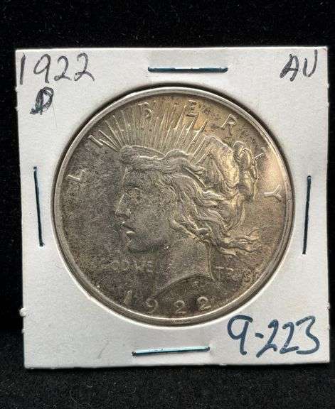 1922 US Silver Peace Dollar
