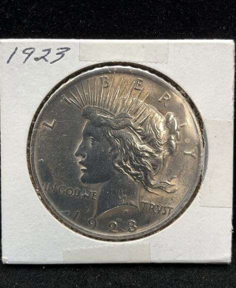 1923 US Silver Peace Dollar