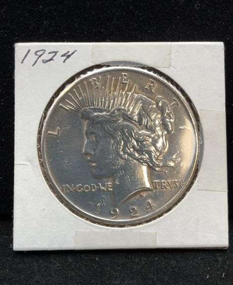1924 US Silver Peace Dollar