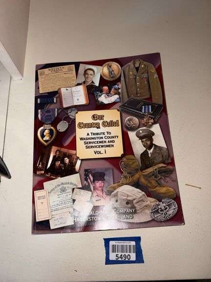 Book - Our Country Called,  A Tribute to Washington County Servicemen & Service Women Vol.1