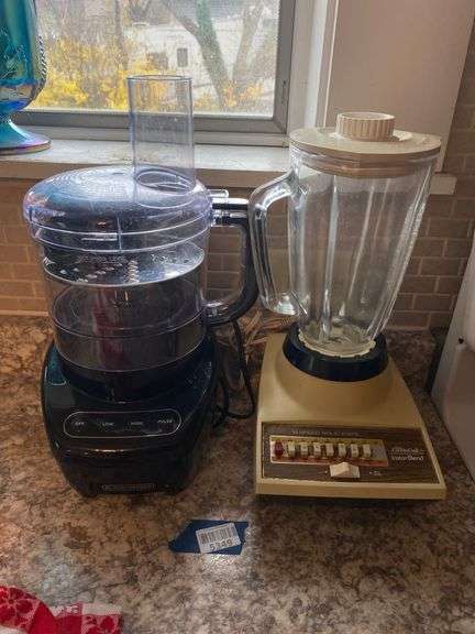 Black & Decker food processor and Sears blender