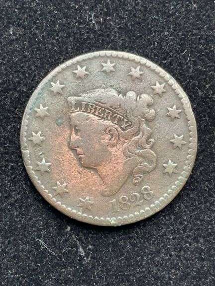 1828 Coronet Head US Large Cent