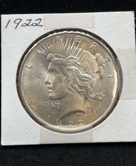 1922 US Silver Peace Dollar