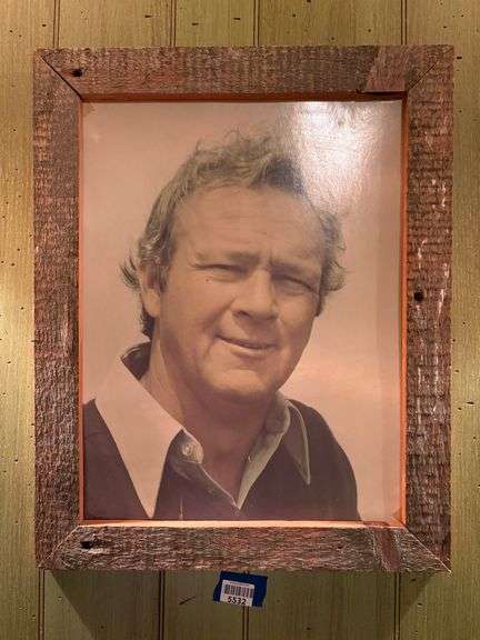 Framed Arnold Palmer photo print 18.5x23.5