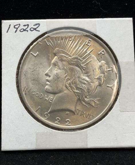 1922 US Silver Peace Dollar
