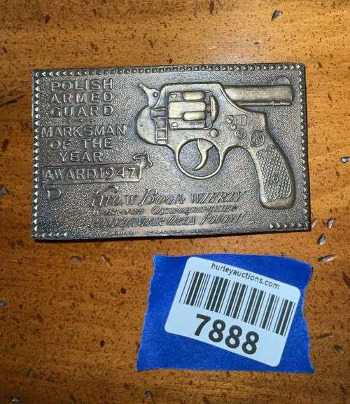 Marksman of the Year belt buckle