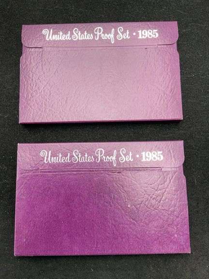 2 United States Proof Sets - 1985