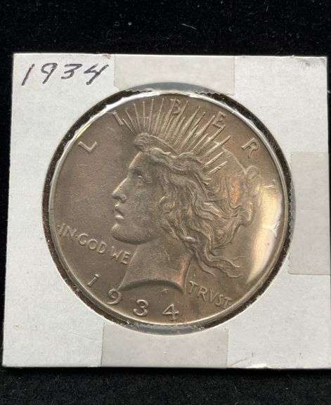 1934 US Silver Peace Dollar