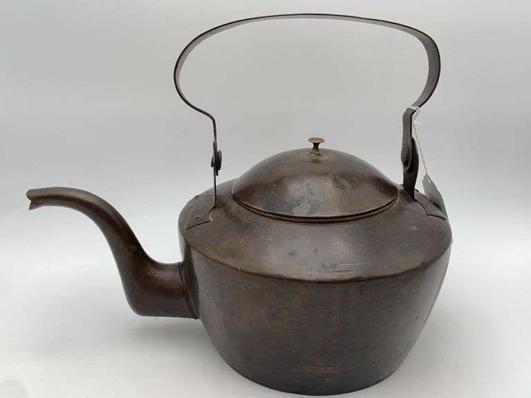 C. KIEFER (Lancaster PA) copper teakettle