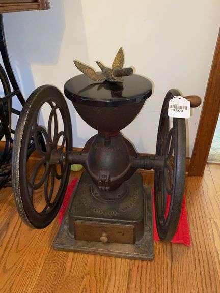 Enterprise country store countertop coffee grinder, 1873 patent