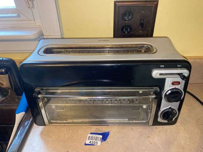 Compra Hamilton Beach Horno Eléctrico Tostador, 1100W, Rojo, 31146