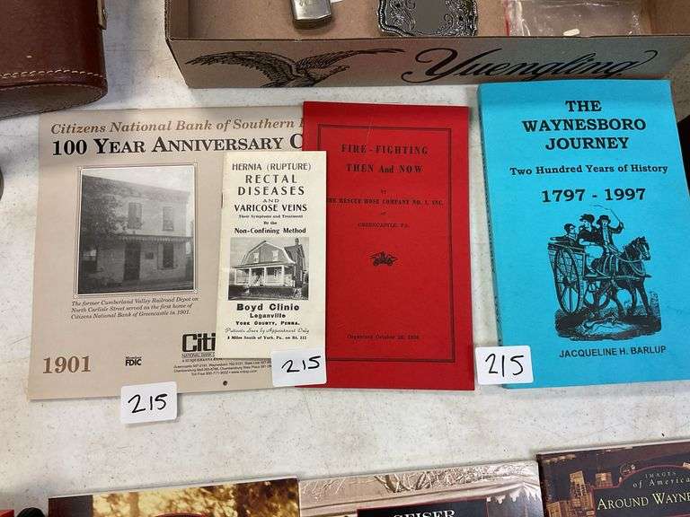 The Waynesboro journey, fire fighting Greencastle, York county and Greencastle books
