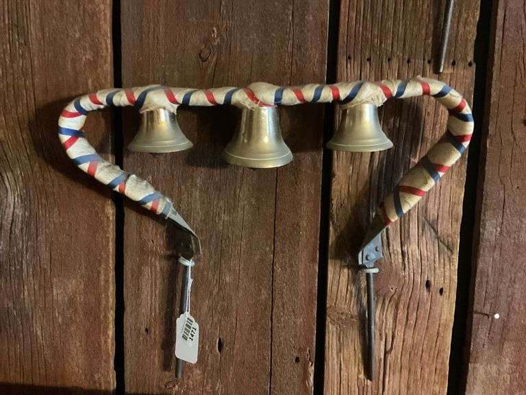 Real Bells With Ribbons Brass harness bells w/ red/white/blue ribbons - Hurley Real Estate ...
