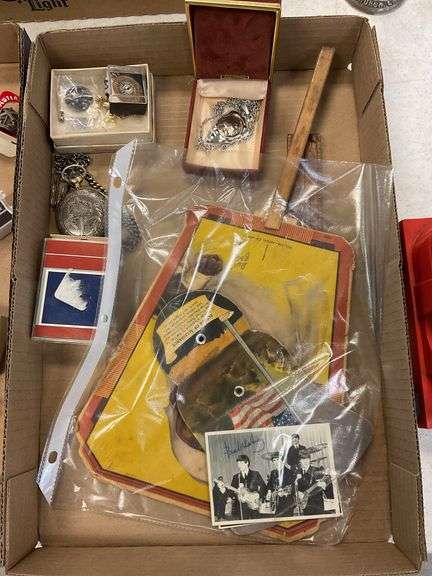 Pocket watch, folding rule,and advertising