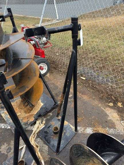Auger bit stand - Hurley Real Estate & Auctions