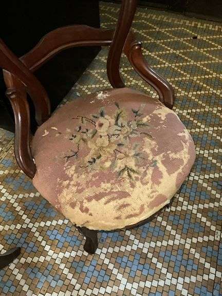 Two Victorian side chairs