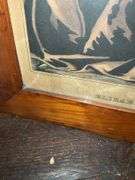Two hand-tinted lithographs by: N. Currier, J. Baillie, framed 12x15 & 13x17