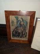 Two hand-tinted lithographs by: N. Currier, J. Baillie, framed 12x15 & 13x17