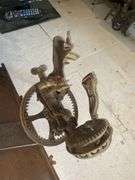 Slaw board, cast iron apple peeler