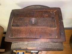 Wooden crank butter churn