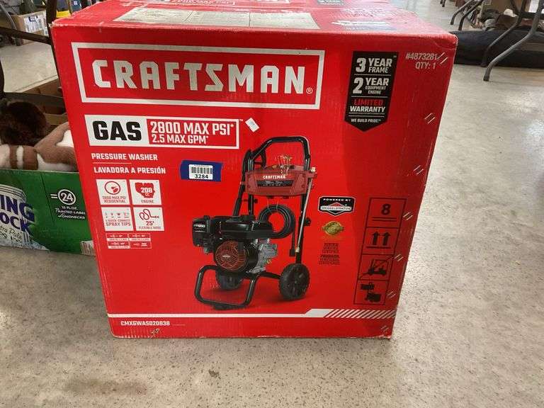 NEW Craftsman 2800 PSI Gas powered pressure washer - Hurley Real Estate ...