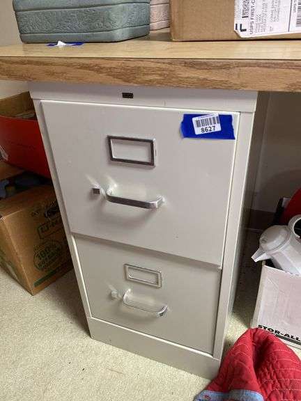 2-drawer metal filing cabinet15x26.5x29