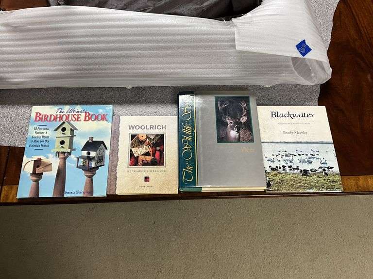 Four books including: The Birdhouse Book, Woolrich