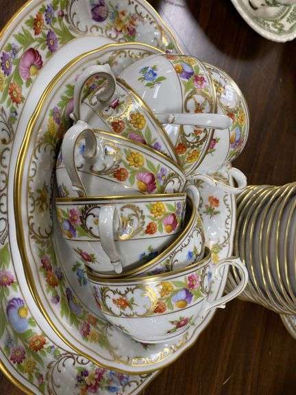 Schumann/Bavaria Germany Empress Dresner Flowers porcelain dinnerware