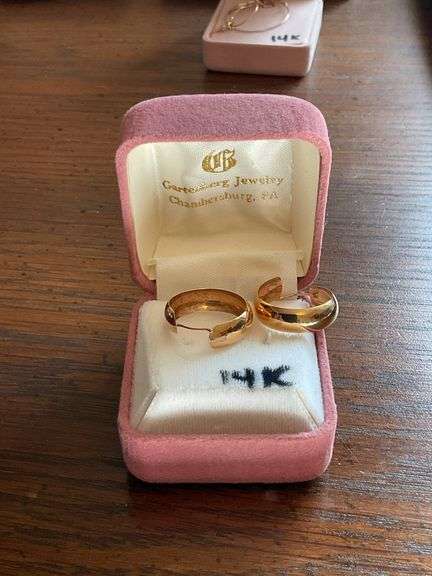 14kt Gold Hoop Earrings