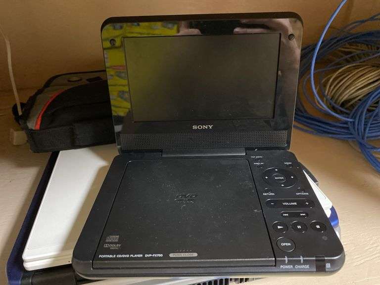 Sony portable DVD/CD player, Acer Chrome book, Toshiba laptop