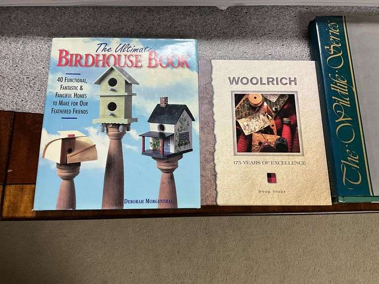 Four books including: The Birdhouse Book, Woolrich