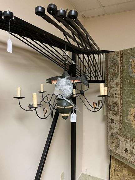 Fishing motif ceiling light fixture
