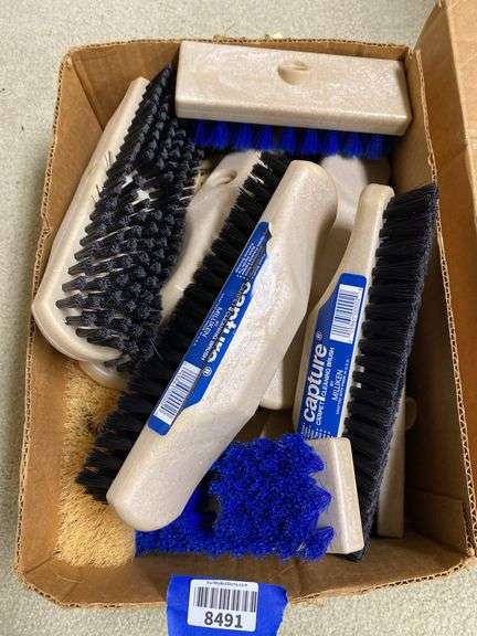 Scrub brushes and spot/soil remover