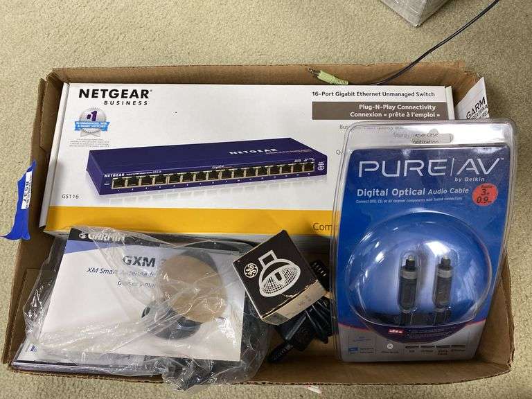Ethernet switch, misc electronics