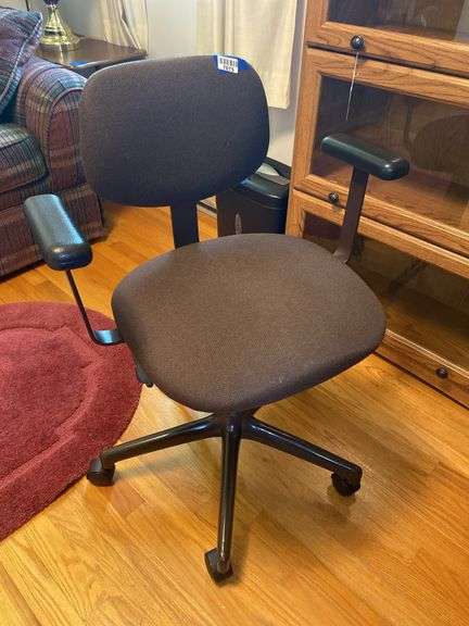 Rolling desk armchair