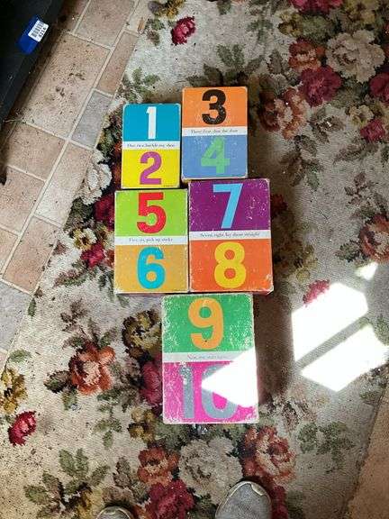 Stacking toy blocks set - Hurley Real Estate & Auctions
