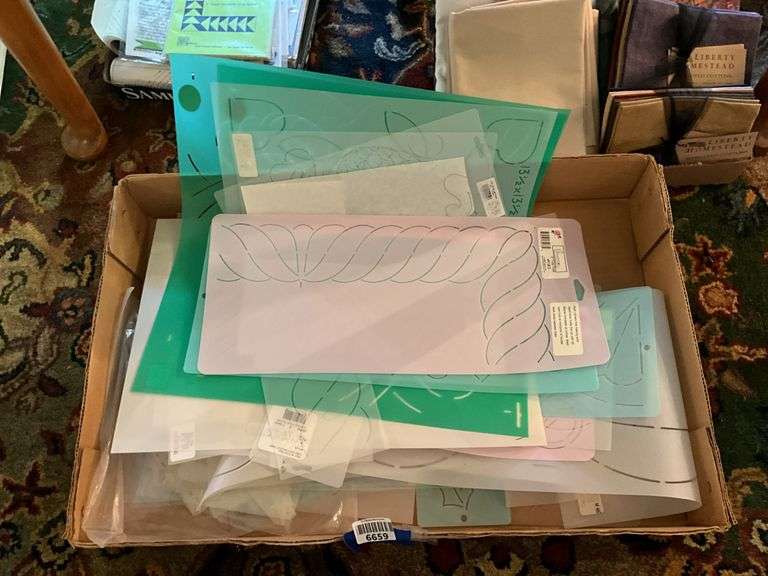 Quilting stencil templates Hurley Real Estate Auctions