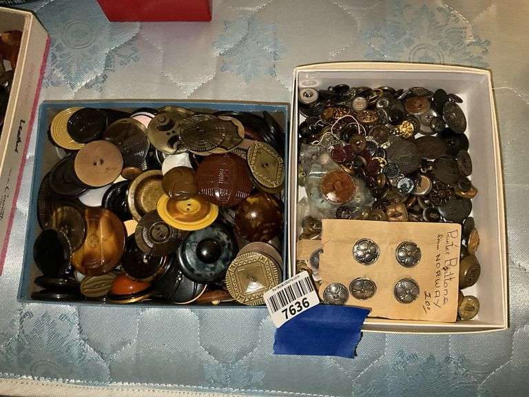 Two button boxes - Hurley Real Estate & Auctions