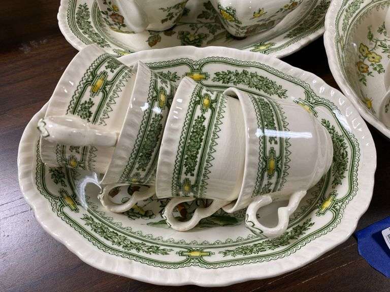 Mason’s Ironstone Manchu pattern dinnerware