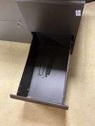 2-drawer metal filing cabinet - no contents 15x27x23